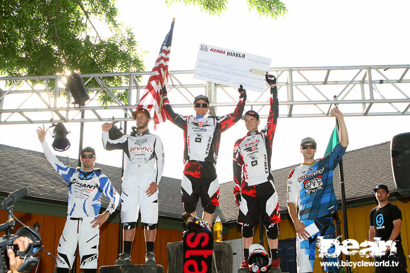 Pro men US OPEN podium